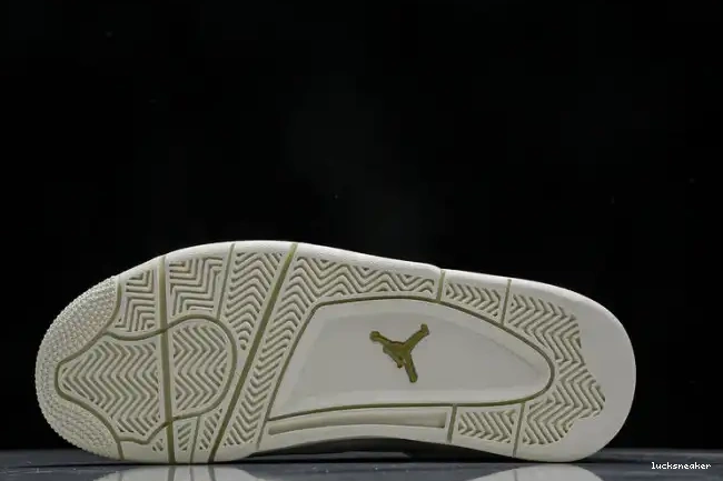 Reps LUCY Gold Jordan 4 Retro AQ9129-170 Metallic 0622